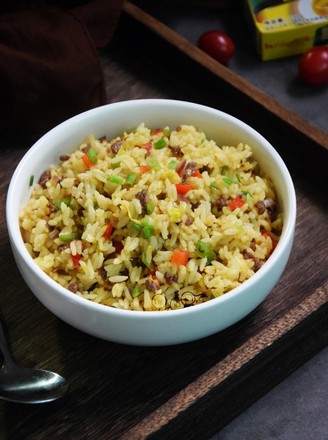 Beef Curry Fried Rice recipe
