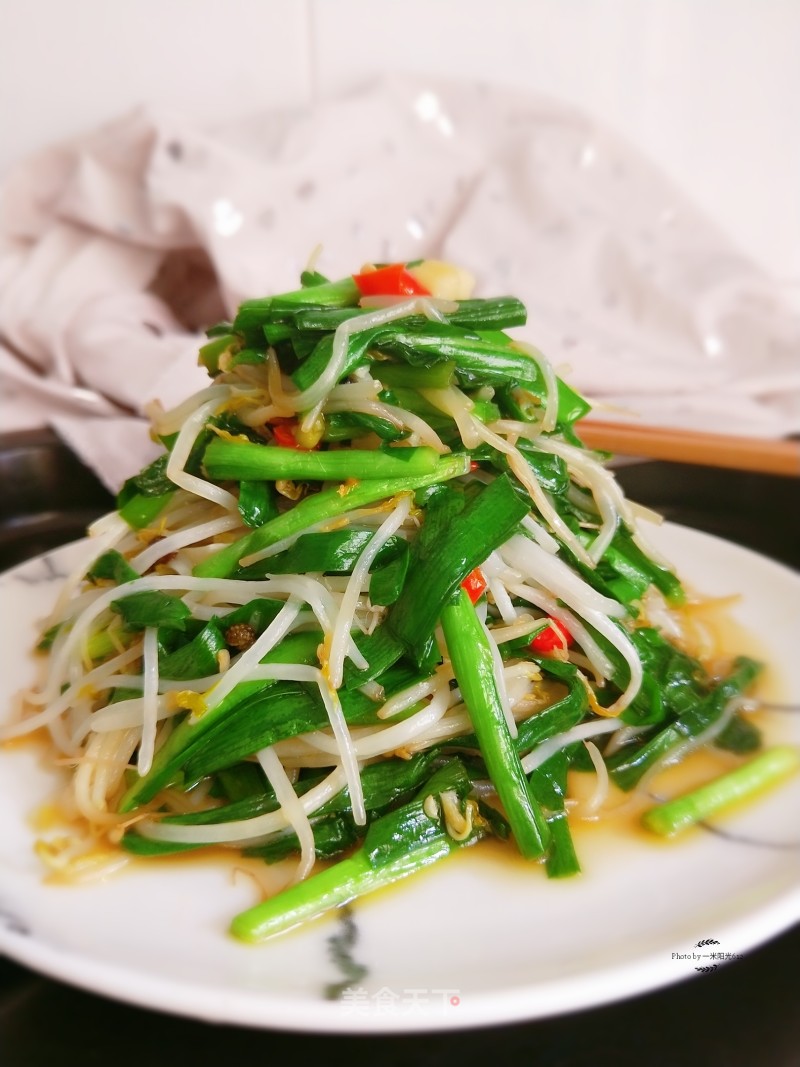Stir-fried Ginga with Leek recipe