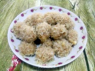 Yam Glutinous Rice Balls recipe