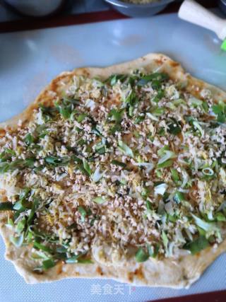 Scallion Sauerkraut Yeast Noodle Cake recipe