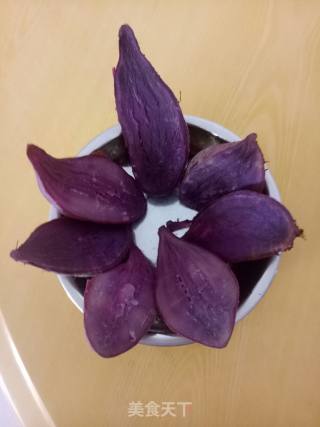 Steamed Purple Sweet Potato recipe
