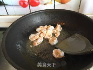 Stir-fried Shrimp with Water Chestnut Rice recipe