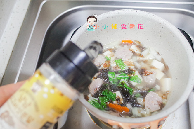 Tofu Meatball Soup Over 12 Months recipe