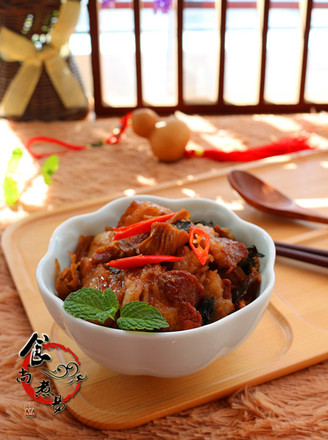 Braised Pork with Dried Vegetables recipe