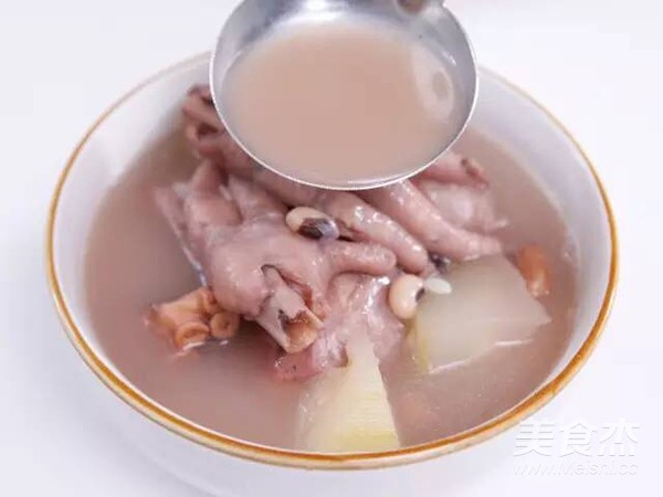 Octopus Chicken Feet Soup recipe