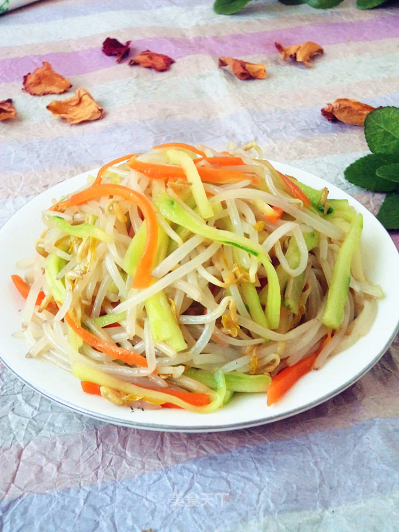 Cucumber Bean Sprouts recipe