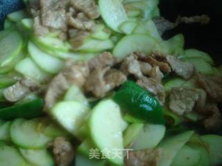 Zucchini Fried Pork recipe