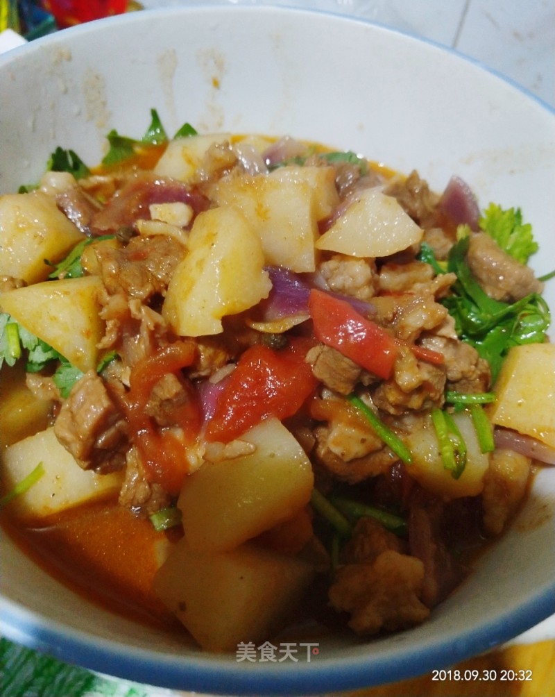 Stewed Beef Brisket with Tomatoes and Potatoes recipe