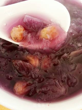 Purple Sweet Potato and Tremella Soup recipe