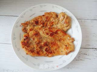 Fried Chicken Breast and Chestnut Rice recipe