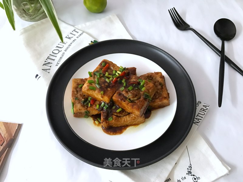 Tofu Stuffed Meat in Claypot recipe