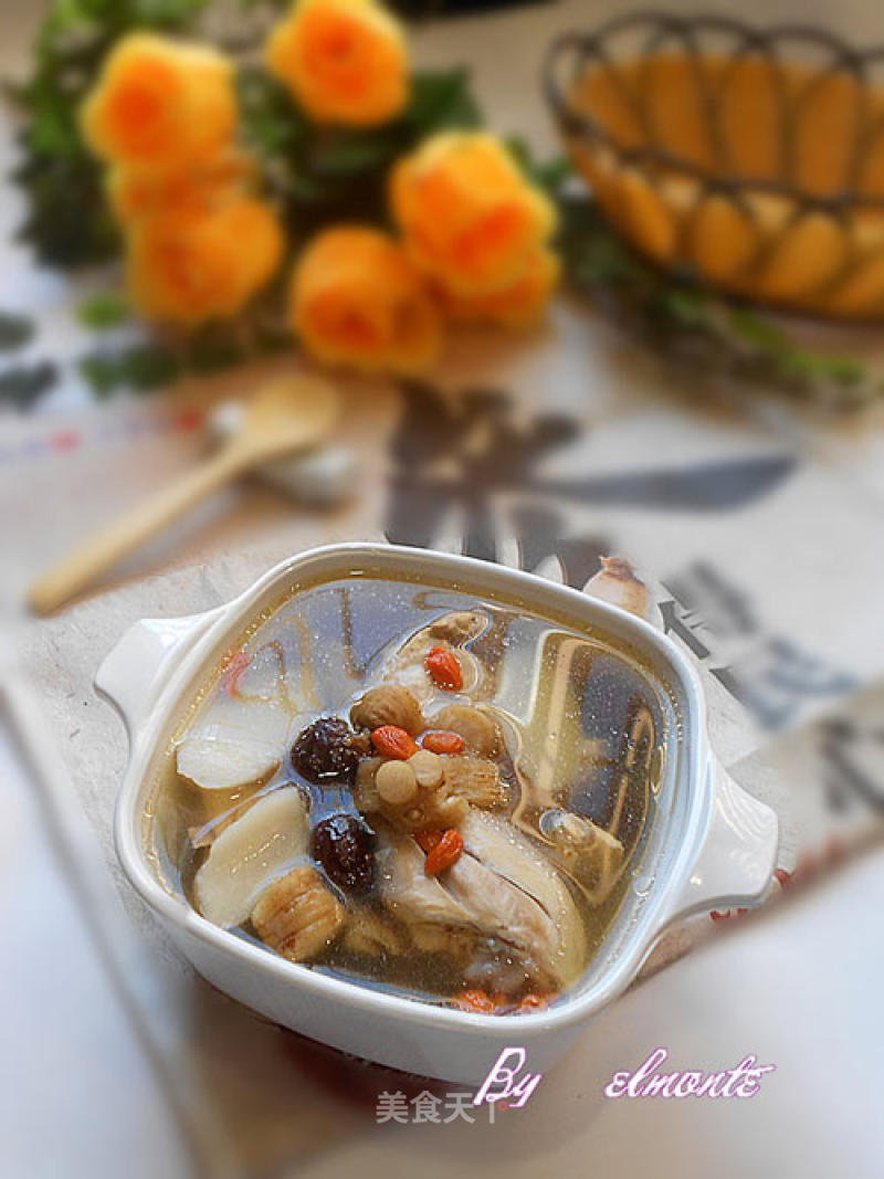 Flowering Ginseng Chicken Soup recipe