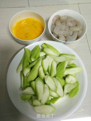 Loofah Shrimp Golden Egg recipe