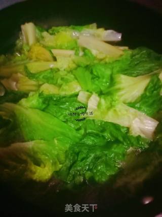 Lettuce in Oyster Sauce recipe