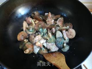 Pork Belly Stewed Cold Mushrooms recipe