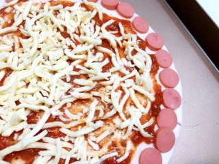 My Freestyle Spaghetti Bolognese Pasta Pizza (simplified Version) recipe