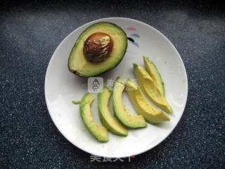 Avocado Ham Sushi-two Rolls and Two Different Colors recipe