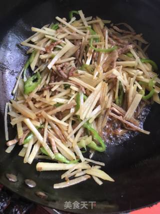 Stir-fried Sansi recipe