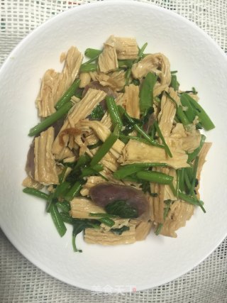 #春食野菜香#yuba Grass Seeds recipe