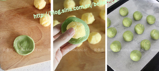 Matcha Custard Crisp recipe