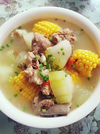 Corn Pork Ribs Soup recipe