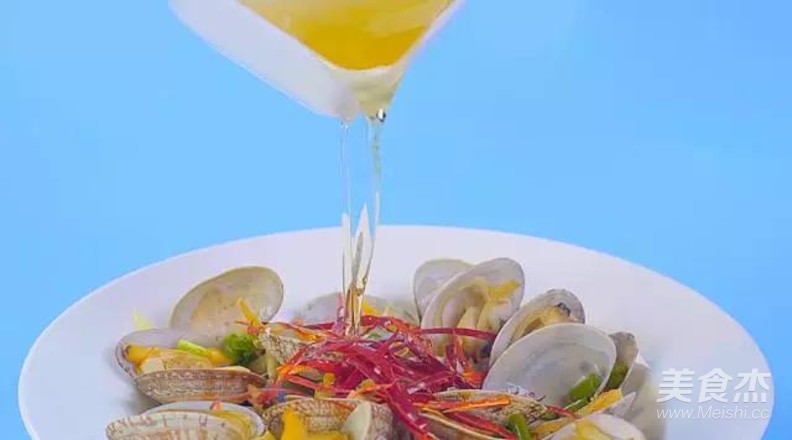 Lazy Microwave Scallion Clams recipe