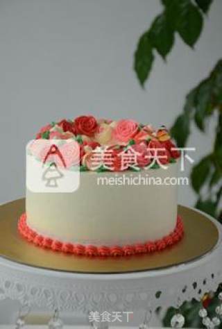 【korean Decorated Cake】 recipe