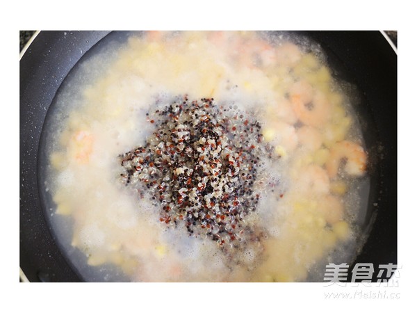Quinoa Shrimp Milk Stew recipe