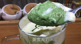The Matcha Cream Pudding Mousse is Icy, Soft and Creamy. It is A Great Dessert for Hot Summer Days. recipe
