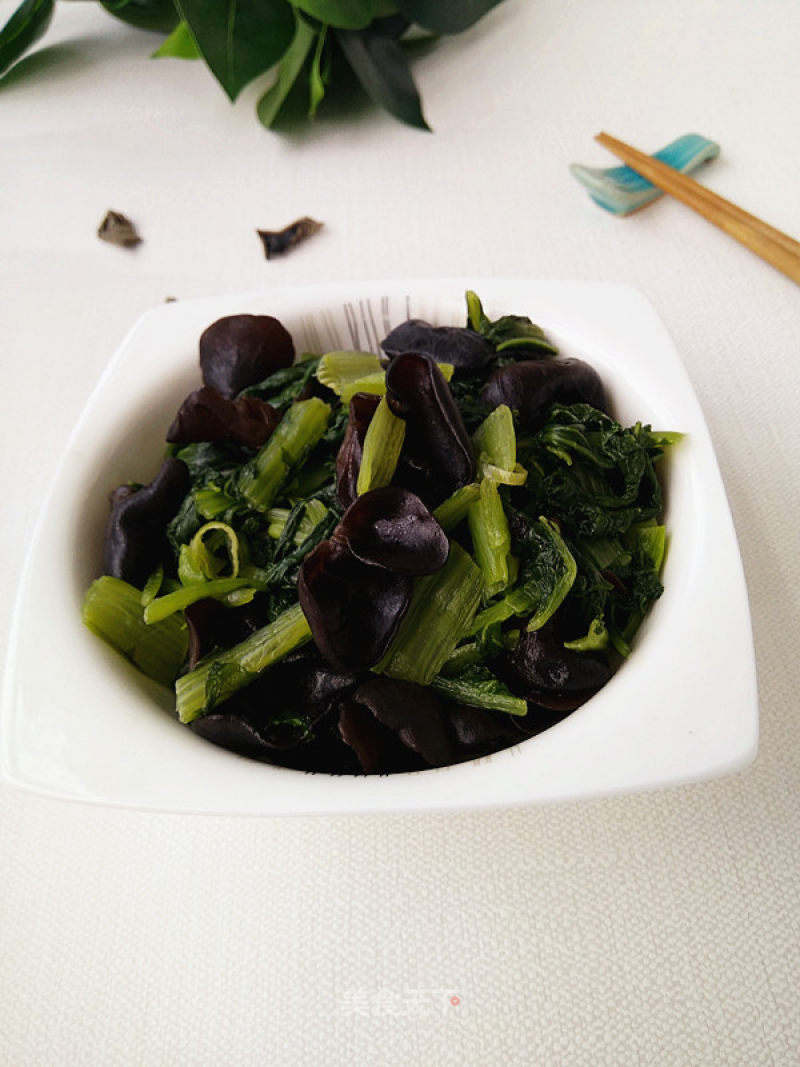 Roasted Fungus with Chinese Cabbage recipe