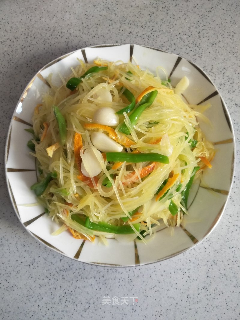 Orange Peel Potato Shreds recipe