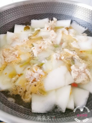 Mustard Pork and Winter Melon Soup recipe