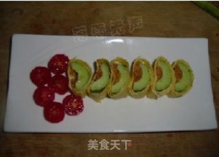 Cucumber Salad Roll recipe