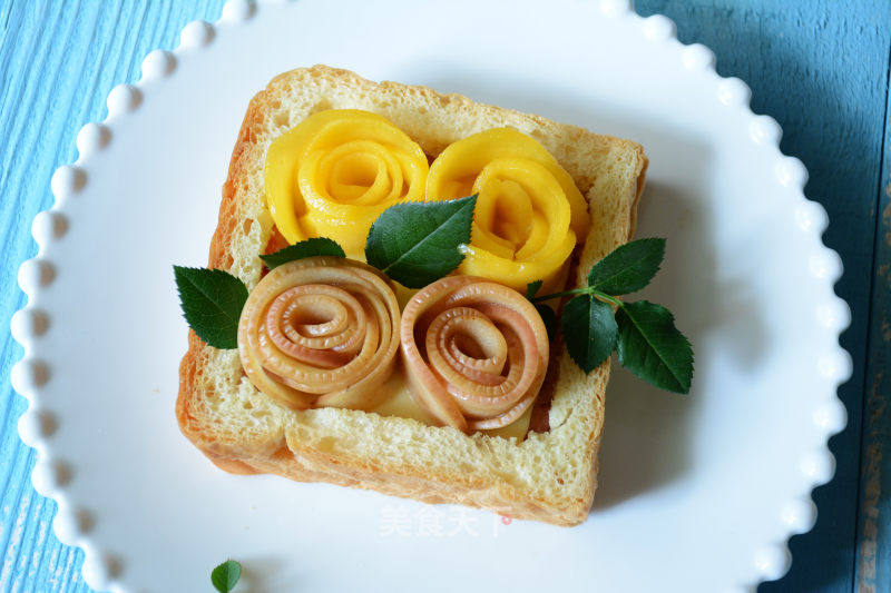 #四session Baking Contest and is Love to Eat Festival#fruit Flower Sandwich recipe