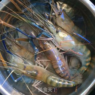 Steamed Big Head Shrimp recipe