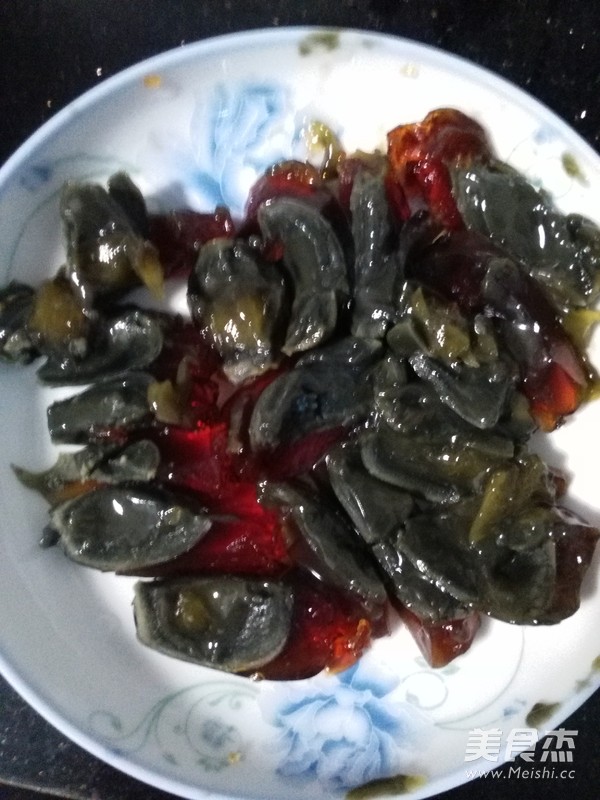 Preserved Egg with Cold Dressing recipe