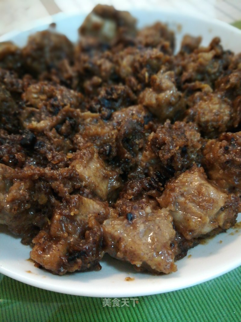 Steamed Pork Ribs with Tempeh and Taro recipe