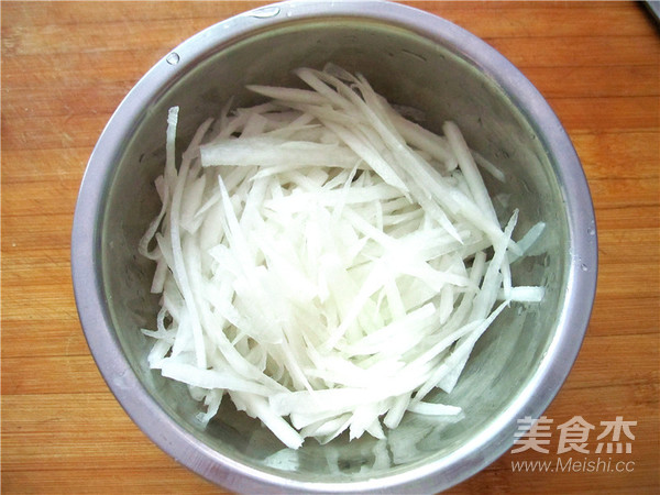 Shredded Radish in Oil recipe