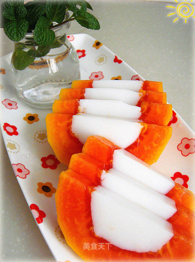 Nourishing Papaya Coconut Milk Jelly