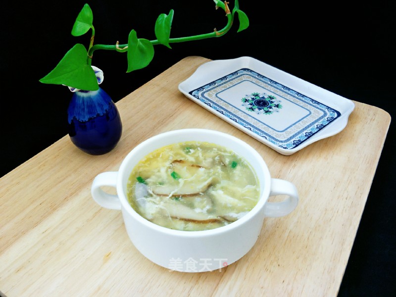 Mushroom Egg Soup recipe