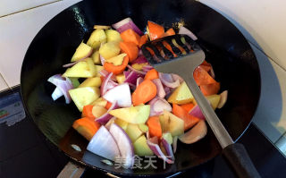 Beef Curry with Rice on Top of Rice recipe