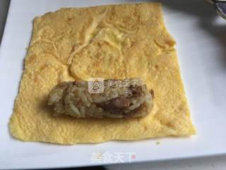 Curry Beef Omelette Rice recipe