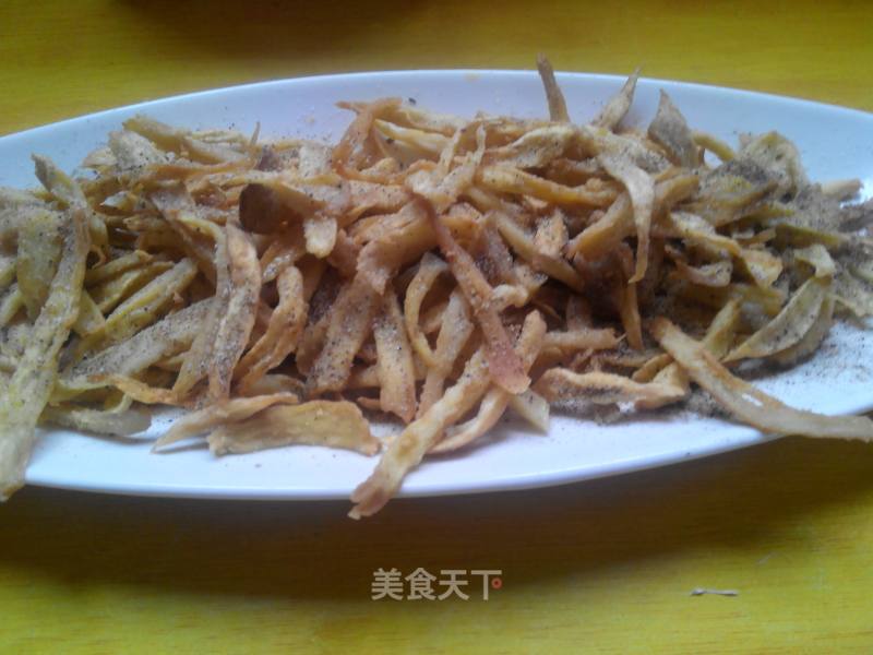 Fried King Pleurotus recipe