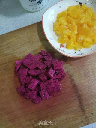 Dragon Fruit Curd Salad recipe