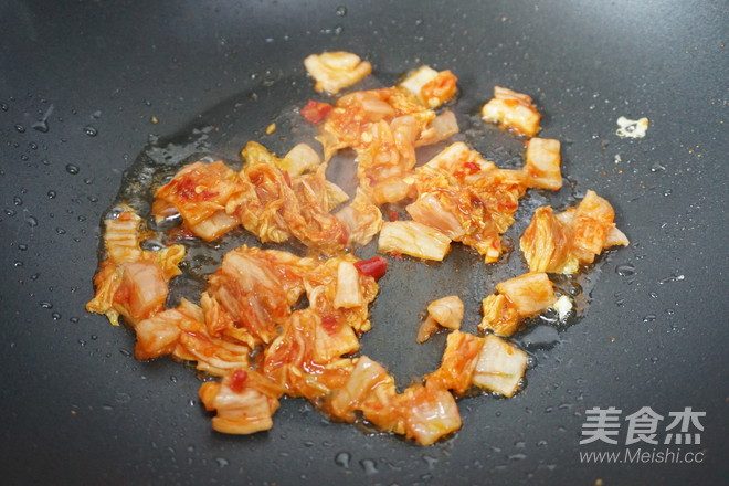 Fried Rice with Kimchi and Avocado recipe