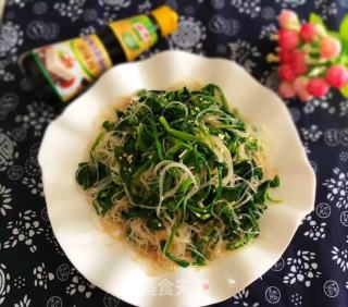 [shandong] Spinach Mixed with Vermicelli recipe