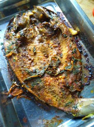 #aca烤明星大赛#[oil-free Huoxiang Grilled Fish] recipe