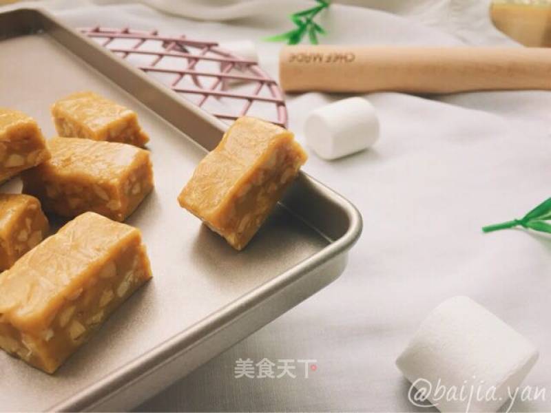 Cooked Soy Flour Version Nougat recipe