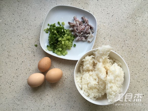 Fried Rice with Squid and Egg recipe