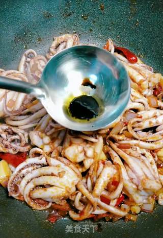 Spicy Squid Silk recipe